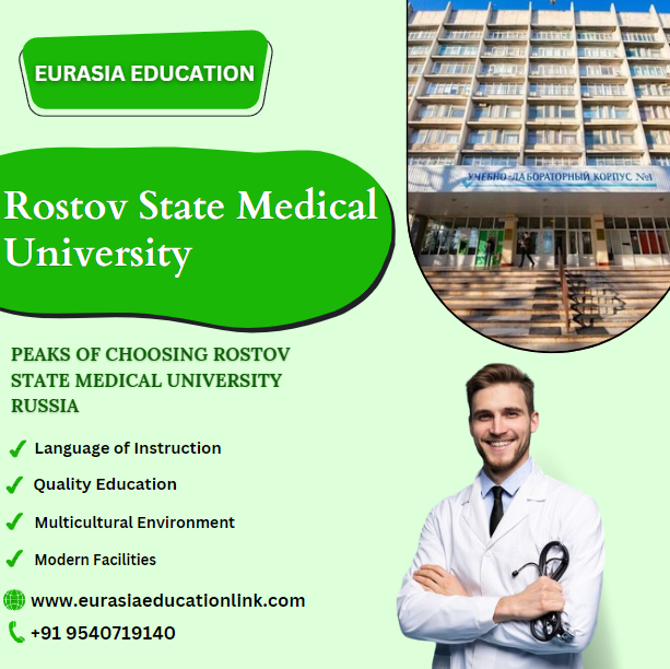 Studying at Rostov State Medical University in Russia